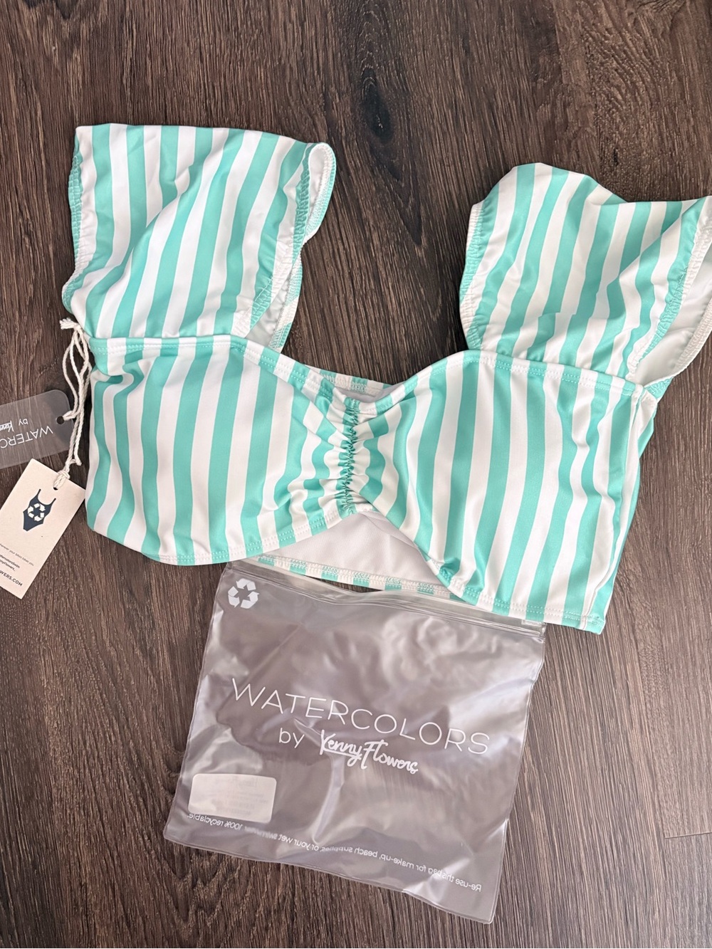 Kenny Flowers Sleeved Bikini Top